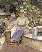 Theodore Robinson The Watering Pots oil